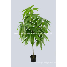 Artificial Bonsai Plant Schefflera Tree in Potted for Hotel Decoration (49119)